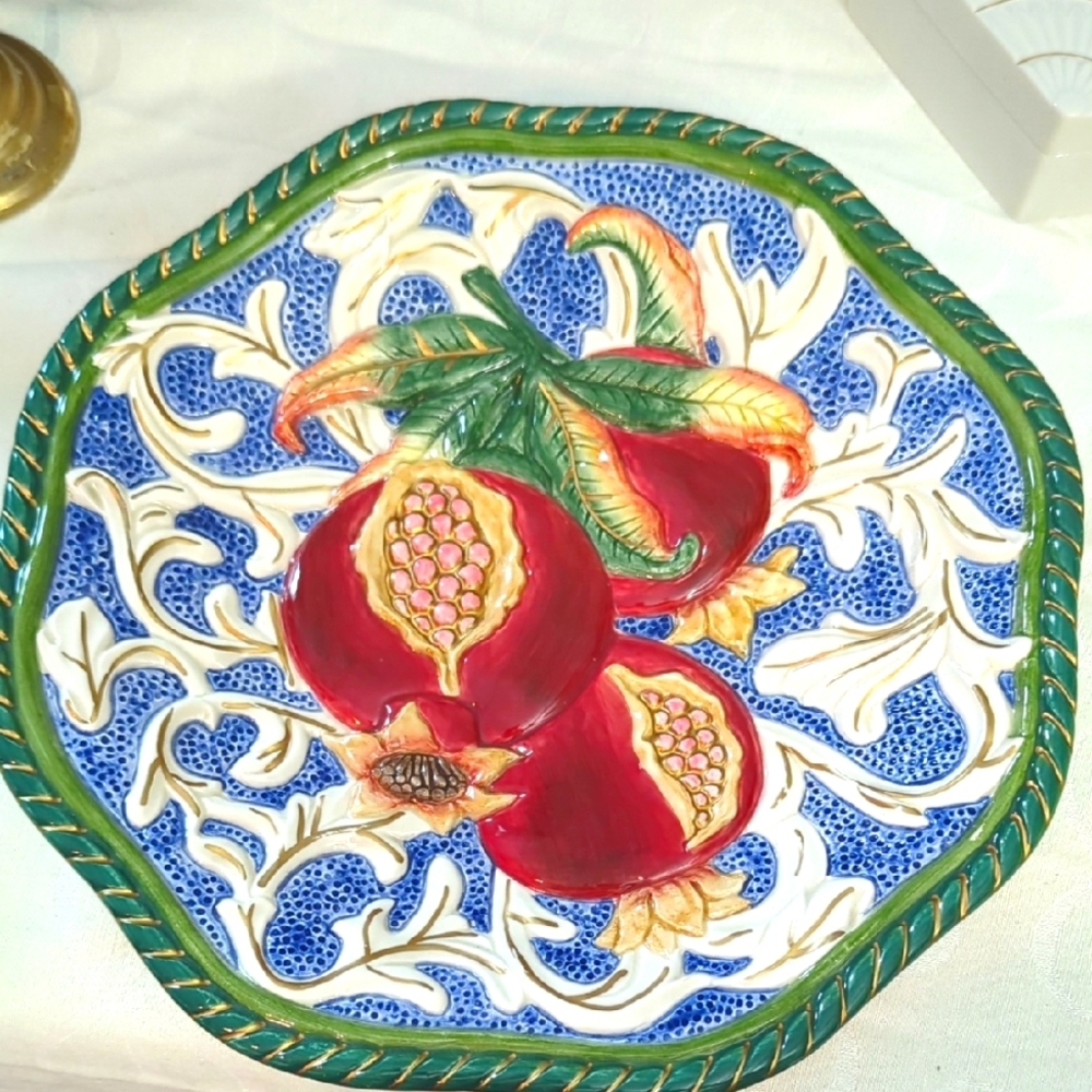 Fitz And Floyd Pomegranate Plate